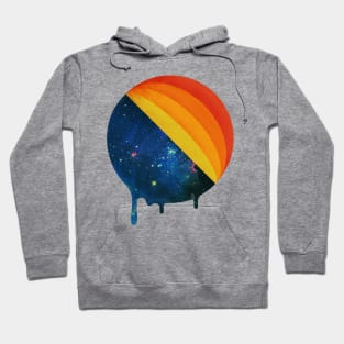 Cosmic retro ice cream roll melting Hoodie